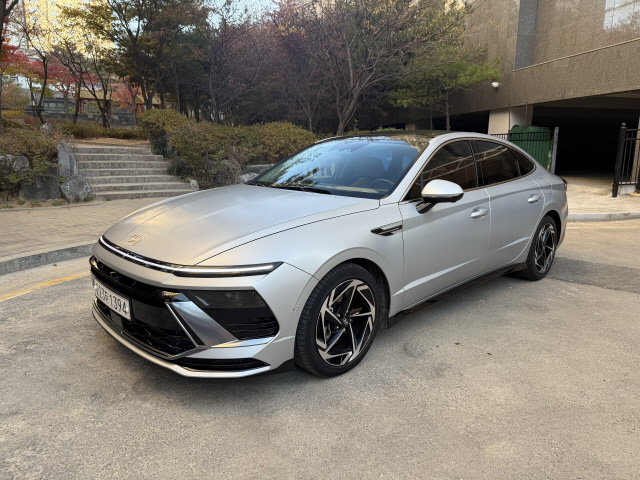 쏘나타 디 엣지 정측면. 임주희 기자